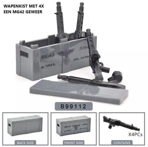 🎁 X34 - Boîte à armes allemande avec 4 mitrailleuses MG42 �, Enfants & Bébés, Jouets | Duplo & Lego, Neuf, Enlèvement ou Envoi