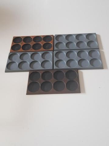 warhammer movement trays infantery, 5 stuks  beschikbaar voor biedingen