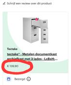 Archiefkast dossierkast 3 lades en slot (op wielen gezet!), Ophalen, Minder dan 50 cm, 100 tot 150 cm, Zo goed als nieuw