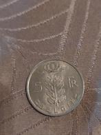 munt : 5 Belgische Frank / 1975, Postzegels en Munten, Ophalen of Verzenden, Losse munt