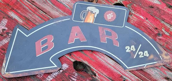 Bar metalen pijl, Verzamelen, Biermerken, Ophalen of Verzenden