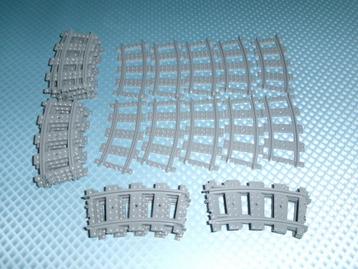 Gebogen Lego treinsporen            beschikbaar voor biedingen