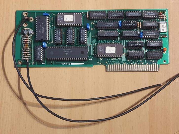 Apple II ( II+ , IIPLus , II Europlus ) Videx 80col kaart, Computers en Software, Vintage Computers, Ophalen of Verzenden