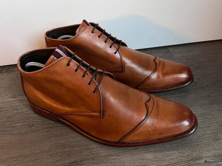 Floris van Bommel herenschoenen maat 9.5 / 43.5 H, Kleding | Heren, Schoenen, Zo goed als nieuw, Veterschoenen, Overige kleuren