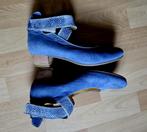 Chaussures en cuir Poccopazza taille 37, Comme neuf, Autres types, Bleu, Enlèvement ou Envoi