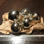 Oude zilver bollen ( heksenbal) kerst, Diversen, Kerst, Ophalen of Verzenden, Gebruikt