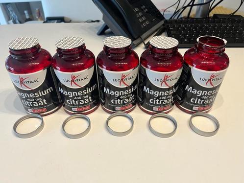 Lucovitaal Magnesium Citraat 400mg x 5 (4 ongeopend !), Sport en Fitness, Gezondheidsproducten en Wellness, Nieuw, Overige typen