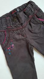 CATIMINI - Pantalon brun fleurs brodées - T.12 mois, Enfants & Bébés, Vêtements de bébé | Taille 74, Fille, Utilisé, Enlèvement ou Envoi