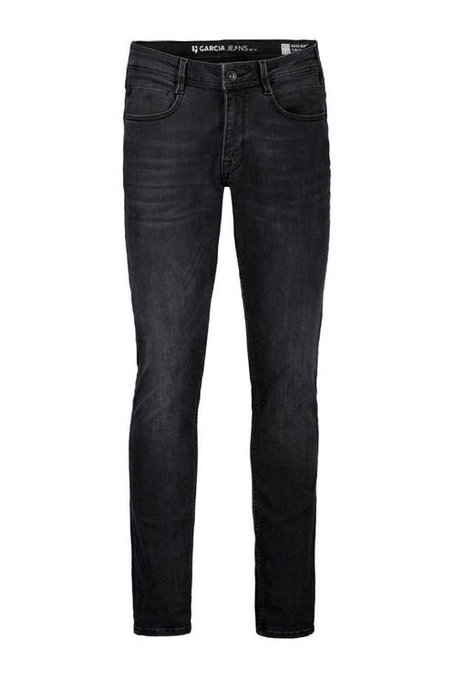 Zwarte Heren jeansbroek Garcia superslim leg mt W33L34, Kleding | Heren, Spijkerbroeken en Jeans, Zo goed als nieuw, Overige jeansmaten