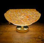 Vintage gemarmerde opaline glazen plafondlamp - wandlamp., Antiek en Kunst, Ophalen of Verzenden