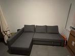 Zetelbed IKEA Friheten grijs, Huis en Inrichting, Ophalen, Zo goed als nieuw, Stof
