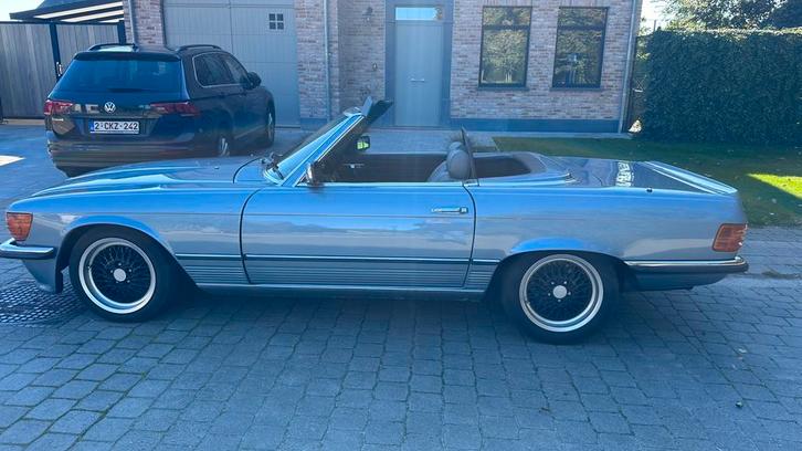 4 wielen voor Mercedes SL R107 – mooie set met banden, Auto-onderdelen, Banden en Velgen, Band(en), Ophalen