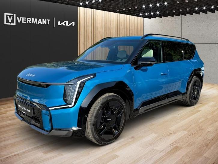 Kia EV9 GT-Line 6 plaatsen Swivel, Auto's, Kia, EV9, Adaptieve lichten, Adaptive Cruise Control, Airbags, Airconditioning, Bluetooth