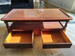 Table basse en merisier, Comme neuf, 100 à 150 cm, Autres essences de bois, Rectangulaire