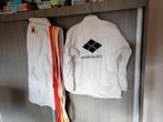 Kimono jas + broek maat 140 + 3 gordels, Sport en Fitness, Ophalen of Verzenden, Zo goed als nieuw
