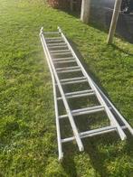 Échelle coulissante en métal, Bricolage & Construction, Pliable ou rétractable/escamotable, Comme neuf, Échelle, Enlèvement