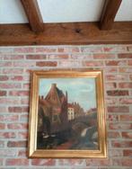 Belle peinture ancienne de Bruges, Enlèvement, Brugge