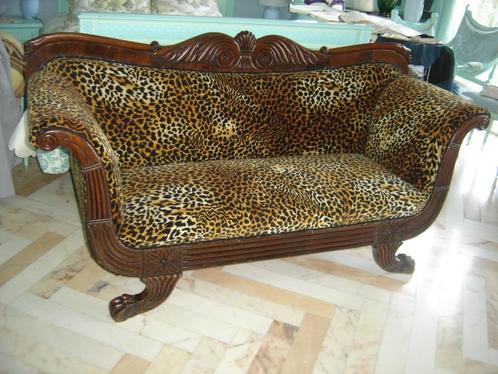 Magnifique canapé en acajou du 19 eme siècle Charles x, Antiek en Kunst, Antiek | Meubels | Stoelen en Sofa's, Ophalen