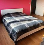 Tweepersoonsbed 180x200, Huis en Inrichting, Ophalen, Zo goed als nieuw, Wit