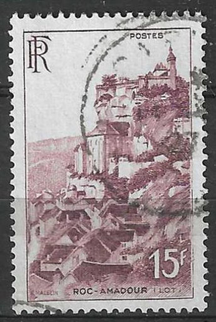 Frankrijk 1946 - Yvert 763 - Toerisme - Rocamadour (ST), Postzegels en Munten, Postzegels | Europa | Frankrijk, Verzenden