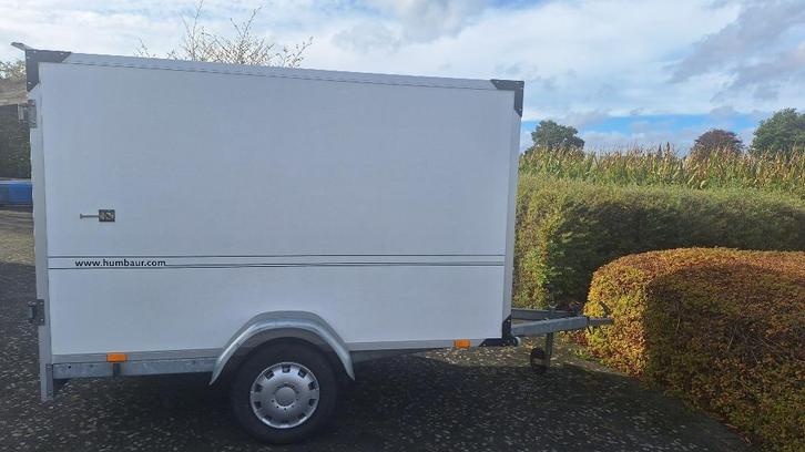 HUMBAUR ENKELASSIGE GELSOTEN AANHANGWAGEN 750 KG, Auto diversen, Aanhangers en Bagagewagens, Gebruikt, Ophalen