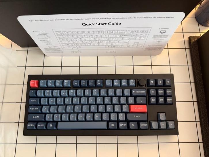 Keychron V3 Max QMK/VIA – nieuw, Computers en Software, Toetsenborden, Nieuw, Qwerty, Draadloos, Multimediatoetsen, Ophalen of Verzenden