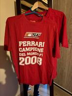 Lot de 2 t shirt ferrari identique taille M, Ophalen