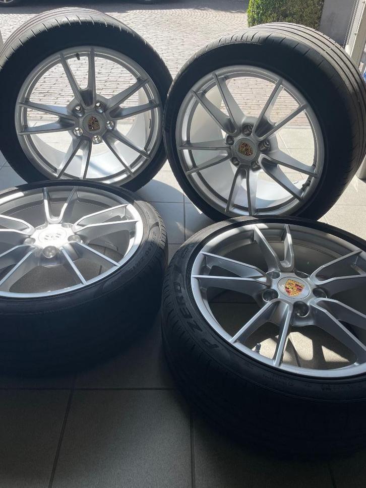 Porsche 992 velgen, Auto-onderdelen, Banden en Velgen, Velg(en), Zomerbanden, 19 inch, Personenwagen, Gebruikt, Ophalen