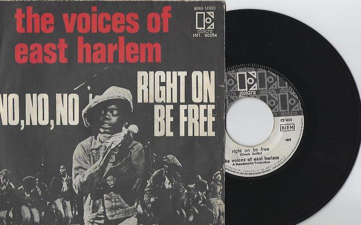 The Voices Of East Harlem – No, No, No, Cd's en Dvd's, Vinyl Singles, Gebruikt, Single, R&B en Soul, 7 inch, Ophalen of Verzenden
