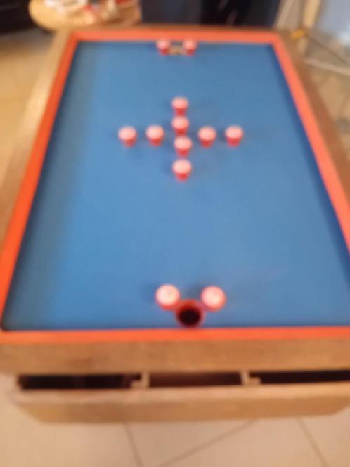 Billard à bouchon à vendre – En l’état, Sport en Fitness, Biljarten en Poolen, Gebruikt, Biljarttafel, Ophalen