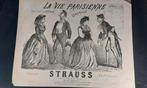 Oud muziekblad Strauss, Ophalen of Verzenden