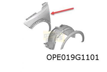 Opel Mokka (11/20-) voorscherm Links Origineel! 9845206080