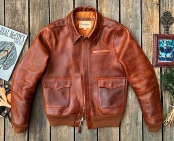 Veste en cuir A2 US ARMY AIRFORCE TAILLE S NEUF 300€ beschikbaar voor biedingen