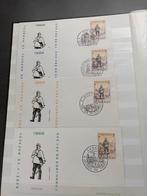 België- 8 eerste dag omslagen Dag vd Postzegel 1966, Postzegels en Munten, Ophalen of Verzenden