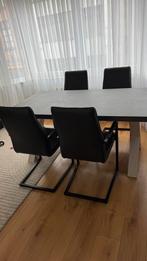 Eettafel met 4 stoelen, Huis en Inrichting, Ophalen, Gebruikt