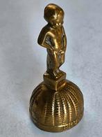 Antieke tafelbel, Manneken Pis, Antiek en Kunst, Ophalen of Verzenden, Koper