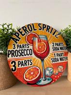 Panneau d'affichage rond en métal Aperol, Enlèvement ou Envoi, Neuf, Panneau publicitaire