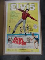 Elvis origineel USA cinemaposter Girl Happy 1964, Verzamelen, Ophalen of Verzenden, Zo goed als nieuw, Film, Poster