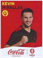 Autocollant Coca-Cola UEFA Euro 2016 Belgique "Kevin Miralla, Collections, Sport, Enlèvement ou Envoi, Neuf
