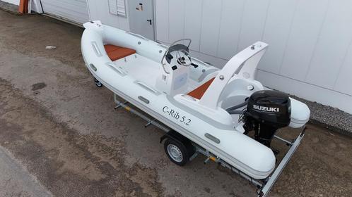 Nieuwe set - RIB boot 5.2m - trailer - Suzuki 60 - btw incl, Watersport en Boten, Rubberboten, Nieuw, Overige merken, Overige materialen