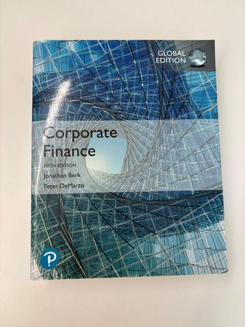 Corporate Finance. Global Edition (5Th Edition) beschikbaar voor biedingen