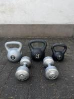 Kettlebells & dumbbells (goede staat), Sport en Fitness, Fitnessmaterialen, Ophalen, Zo goed als nieuw, Benen, Dumbbell