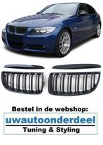 Grill Hoogglans Zwart Dubbele M Spijl Voor Bmw 3 serie E90 E, Verzenden