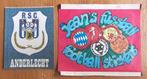 Jaren 60 (pre panini) "Jean's" Badge Anderlecht + zakje!, Hobby en Vrije tijd, Ophalen of Verzenden, Zo goed als nieuw, Sticker