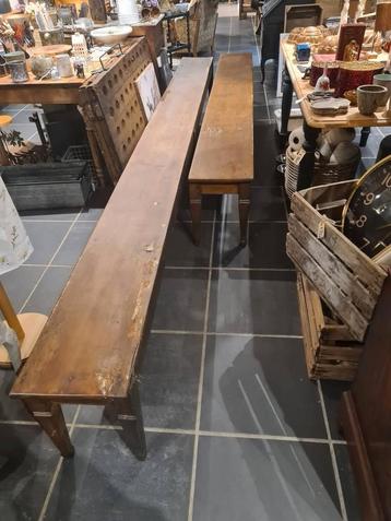 Oude houten banken kloosterbank cafébanken tuinbank beschikbaar voor biedingen