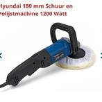 Poliermachine set Hyundai inclusief pads en vacht, Ophalen of Verzenden, Nieuw, Hout