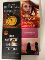 4 spannende boeken, Enlèvement ou Envoi, Paula Hawkins, Belgique, Comme neuf
