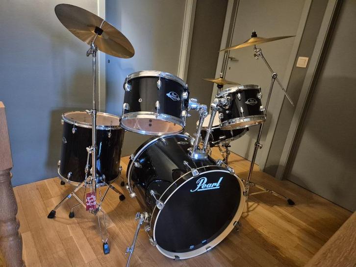 Pearl Export - "Jet Black", Muziek en Instrumenten, Drumstellen en Slagwerk, Gebruikt, Pearl, Ophalen