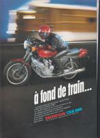 Motorfiets Honda CBX 1000 collectie reclamefolders uit 1980, Boeken, Motoren, Verzenden, Gelezen