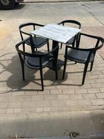 20 stoelen en 5 tafels, Zakelijke goederen, Horeca | Meubilair en Inrichting, Ophalen, Gebruikt, Meubilair